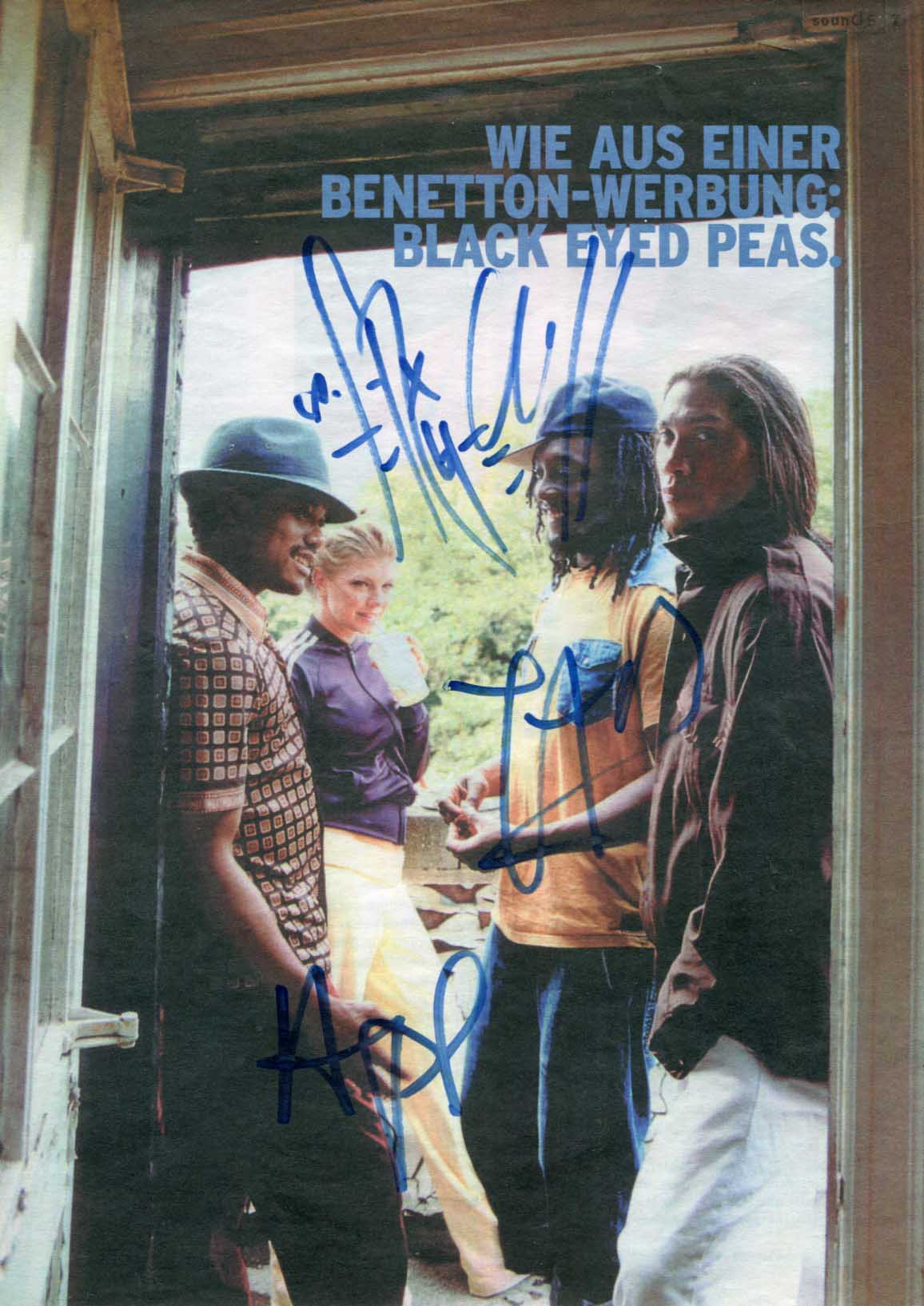  The Black Eyed Peas Autograph Autogramm | ID 14587811496317