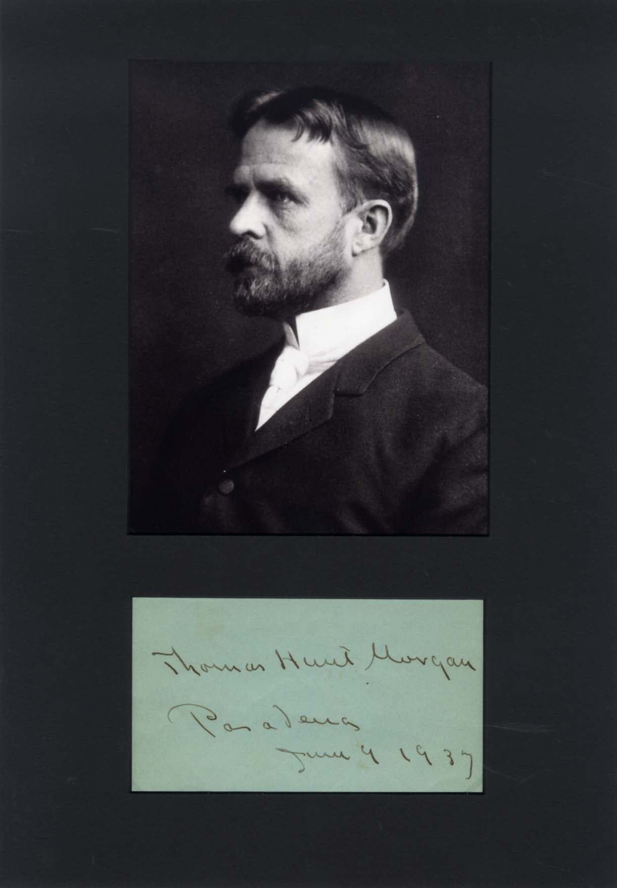 Thomas Hunt Morgan Autograph Autogramm | ID 14832854466941