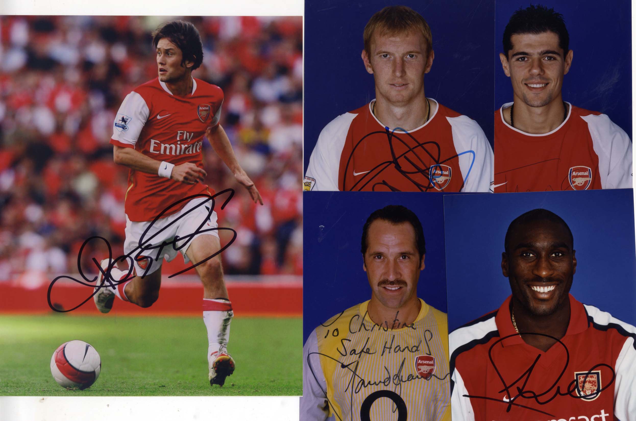 Tomas &amp; David &amp; others Rosicky &amp; Seaman &amp; others Autograph Autogramm | ID 14885994889597