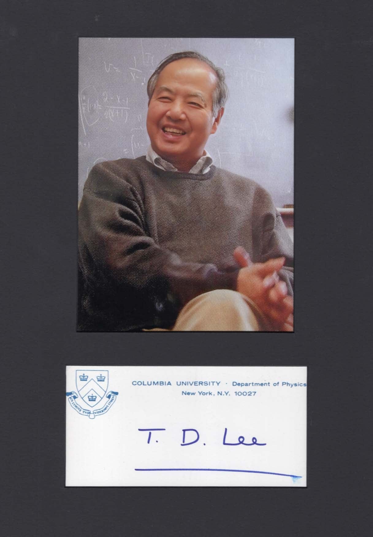 Tsung-Dao Lee Autograph Autogramm | ID 7923853099157