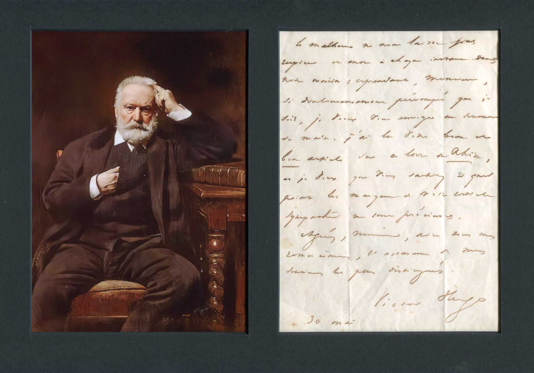 Victor Hugo Autograph Autogramm | ID 8525367935125