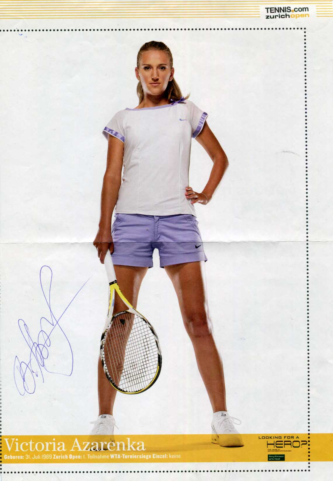 Victoria &amp; Daniela Azarenka &amp; Hantuchova Autograph Autogramm | ID 14857344483709