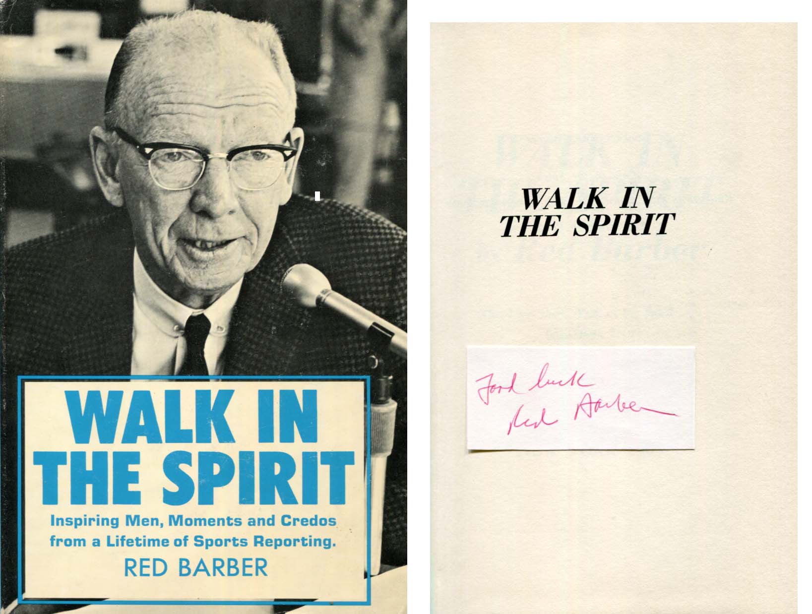 Walter Lanier &quot;Red&quot; Barber Autograph Autogramm | ID 8236510314645