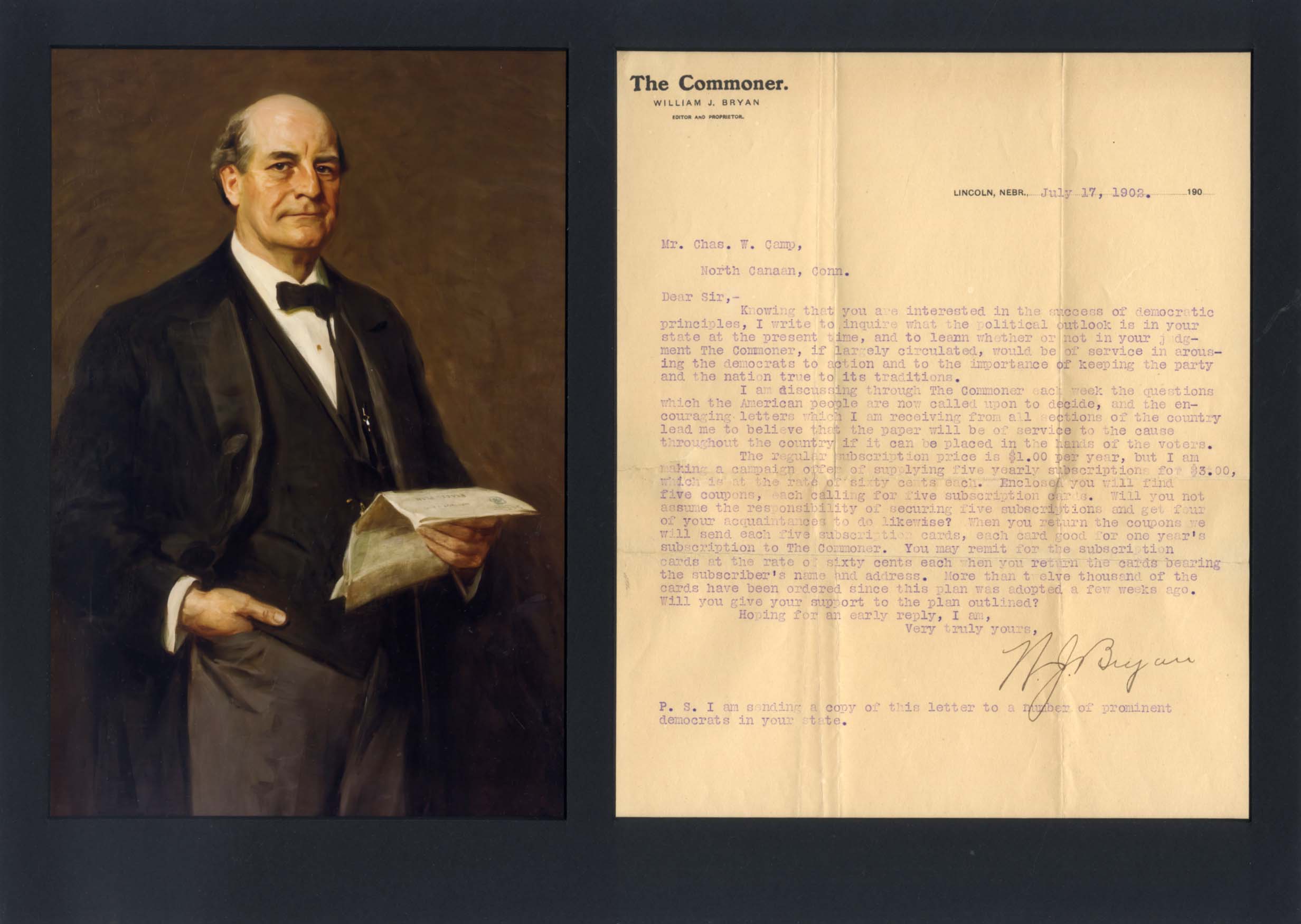 William Jennings Bryan Autograph Autogramm | ID 7977699868821