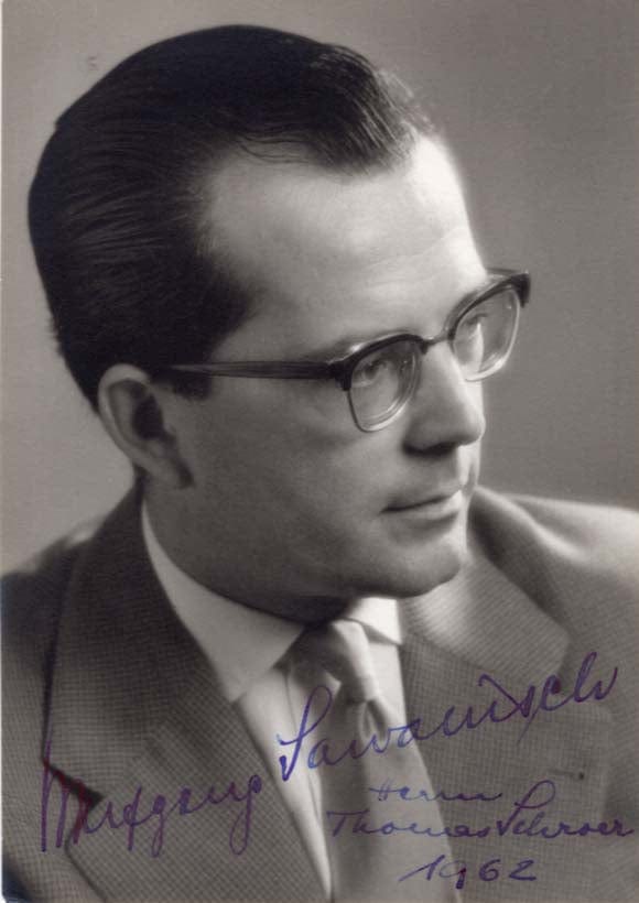 Wolfgang Sawallisch Autograph Autogramm | ID 7880492777621