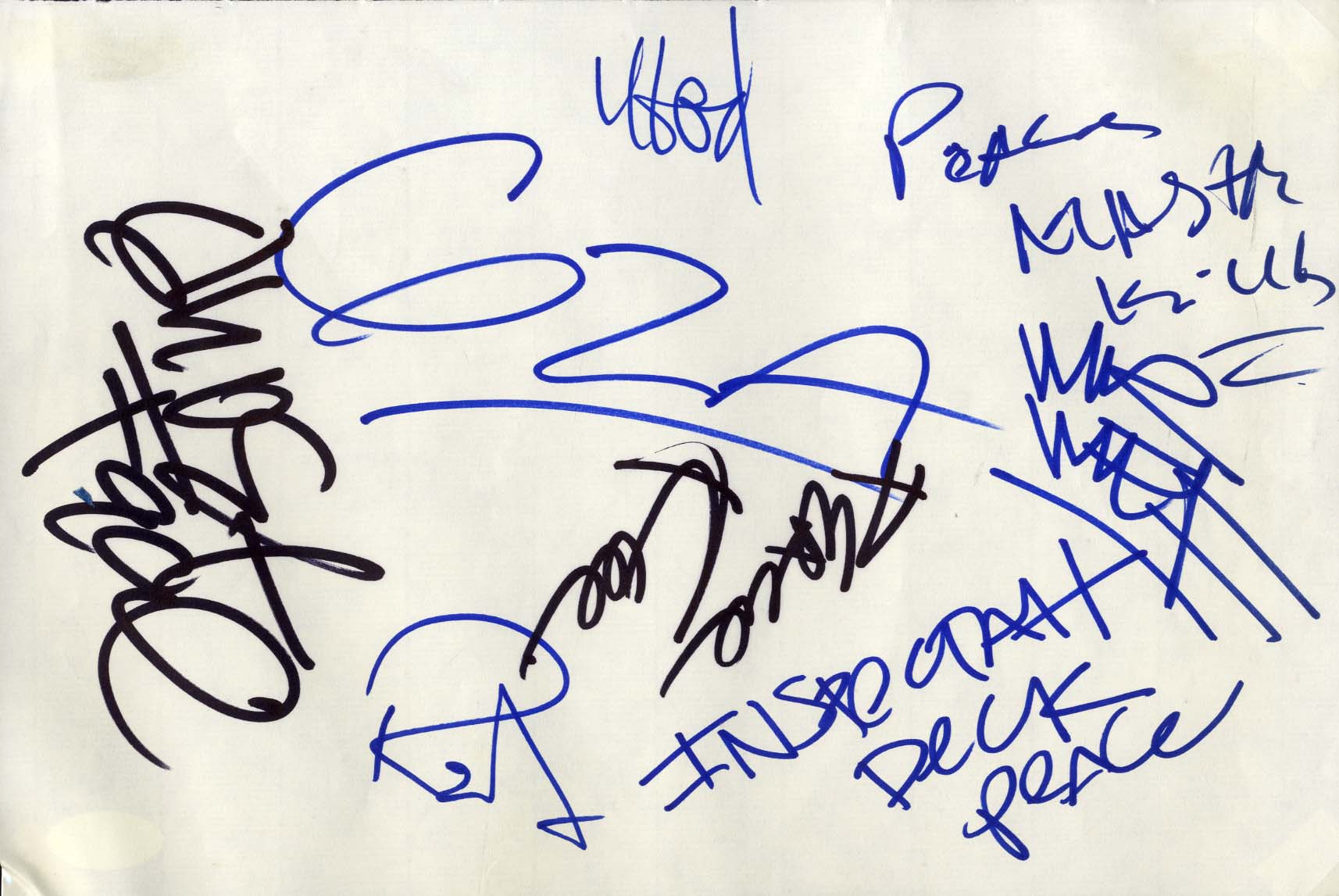  Wu-Tang Clan Autograph Autogramm | ID 8611660202133