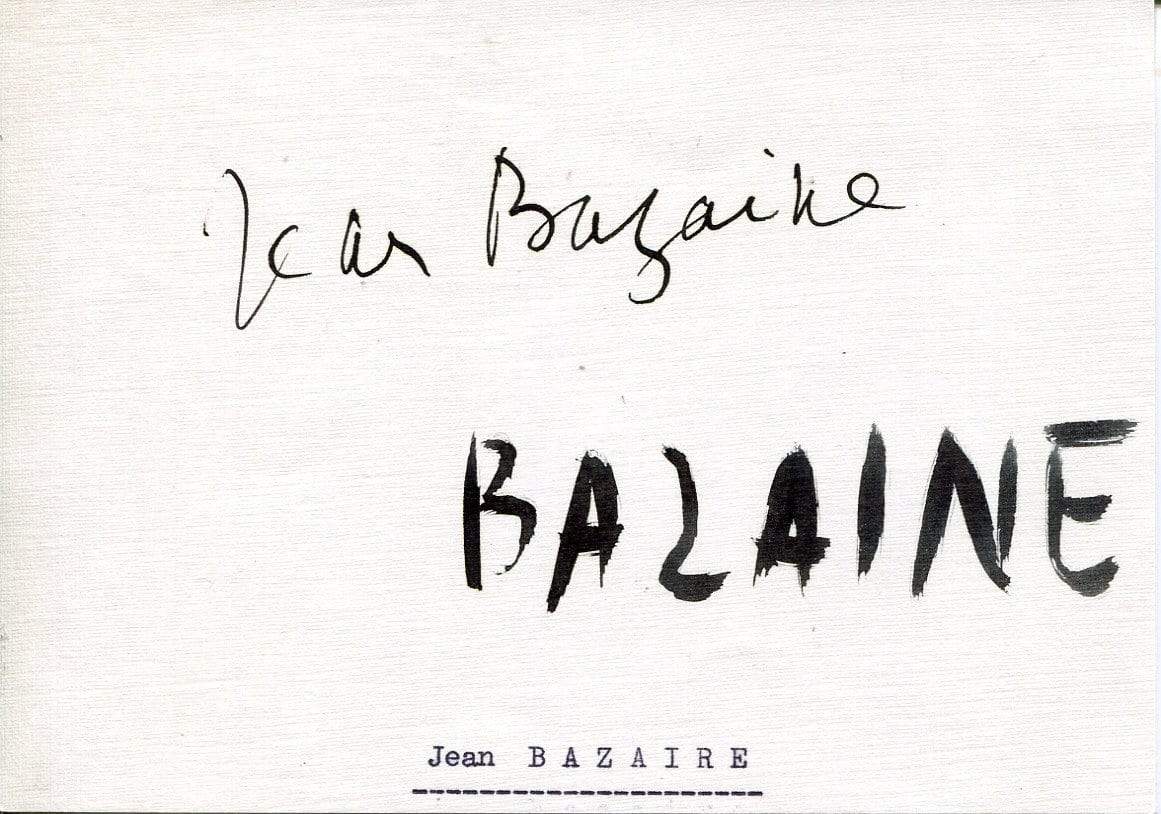 Bazaine, Jean René autograph | signed | Autogramm | ID 8000223