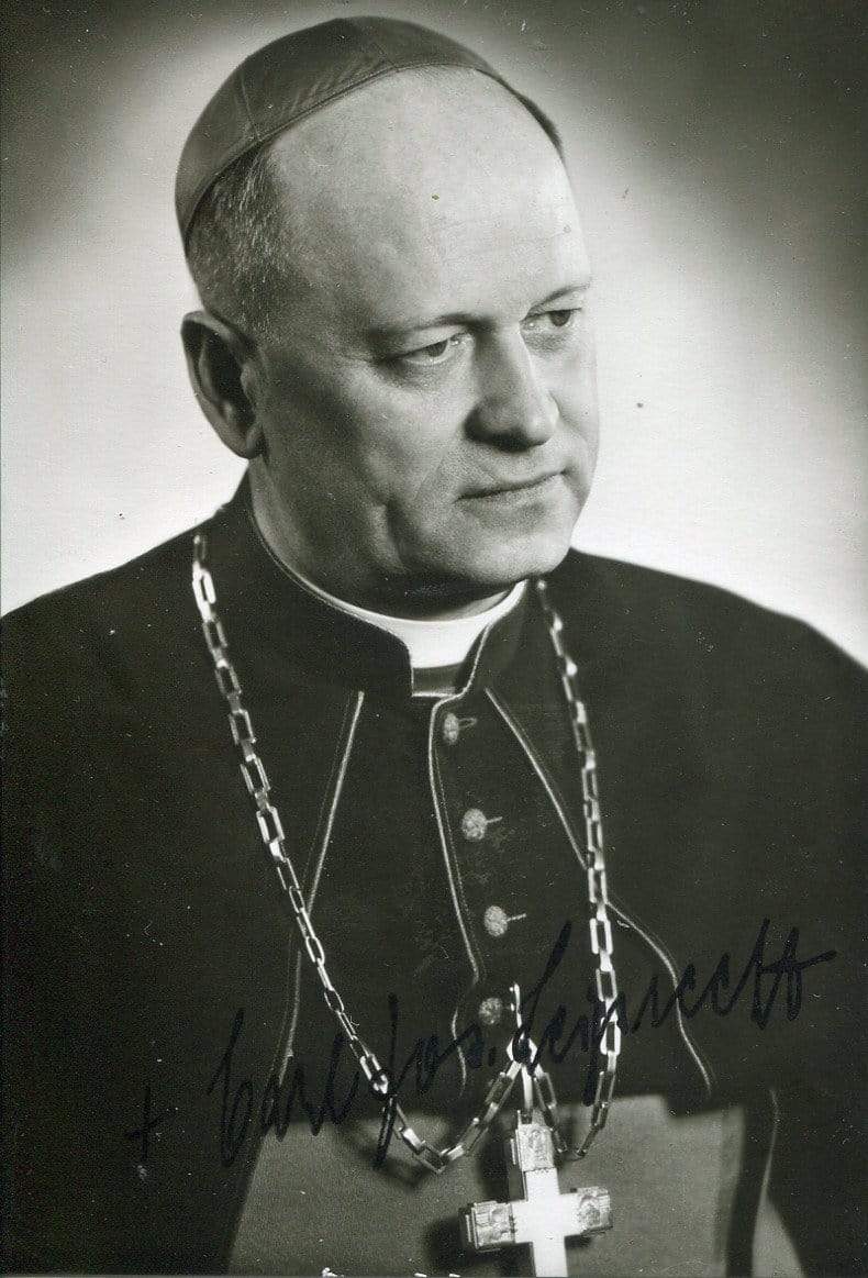 Leiprecht, Bishop Carl Joseph autograph