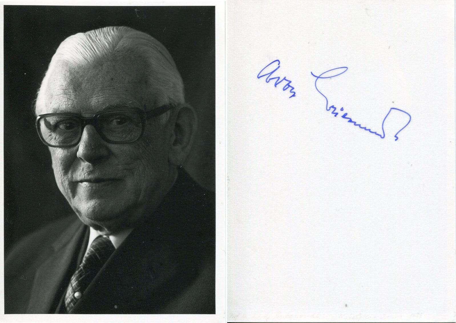Butenandt, Adolf autograph