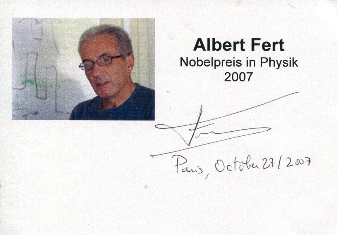 Albert Fert Autograph Autogramm | ID 7516207448213