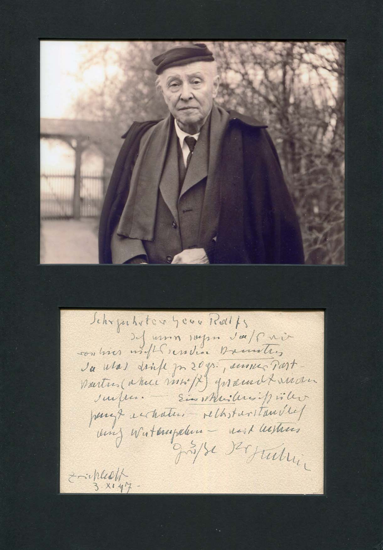 Alfred Leopold Isidor Kubin Autograph Autogramm | ID 7629150224533