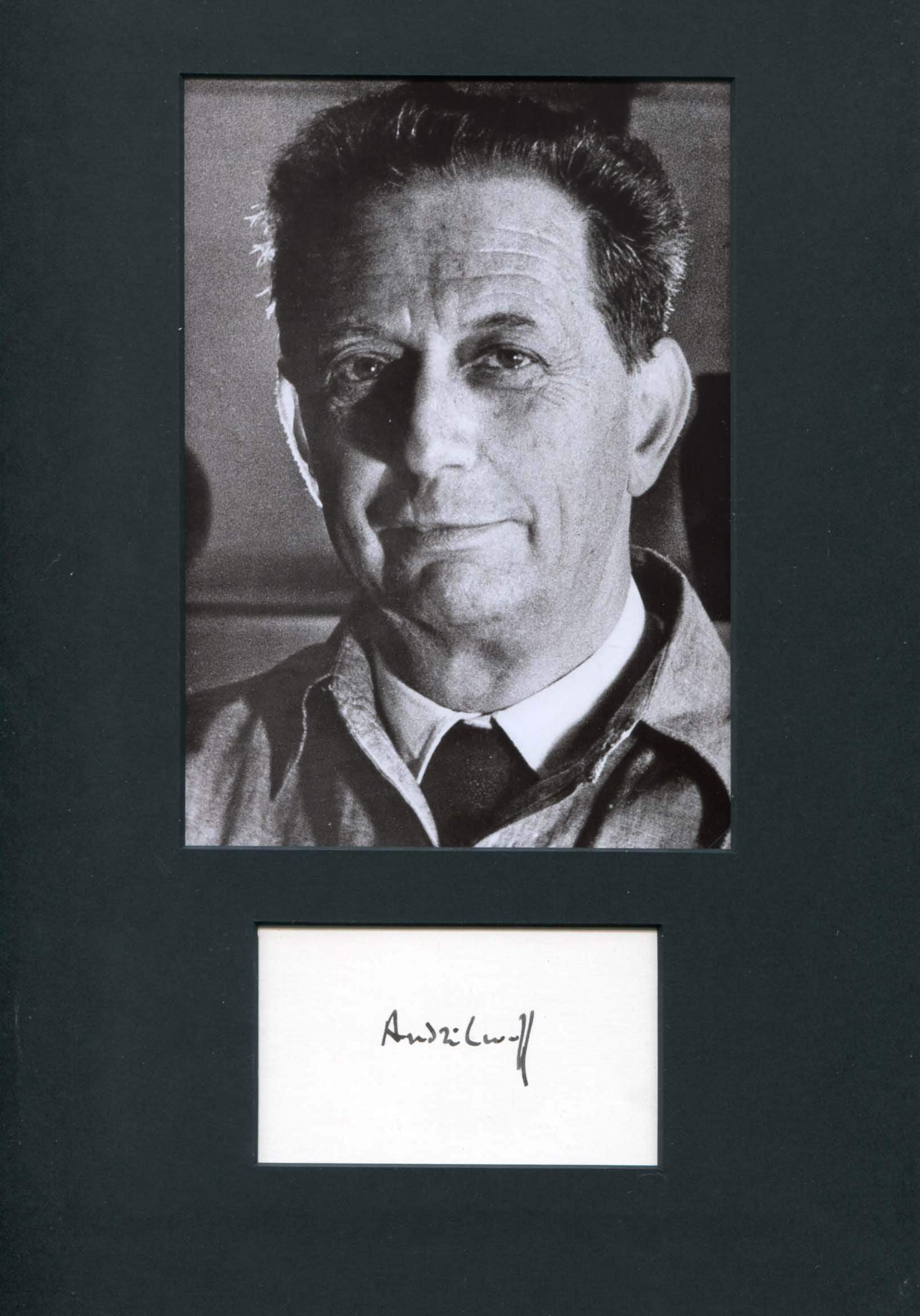 Lwoff, André Michel autograph