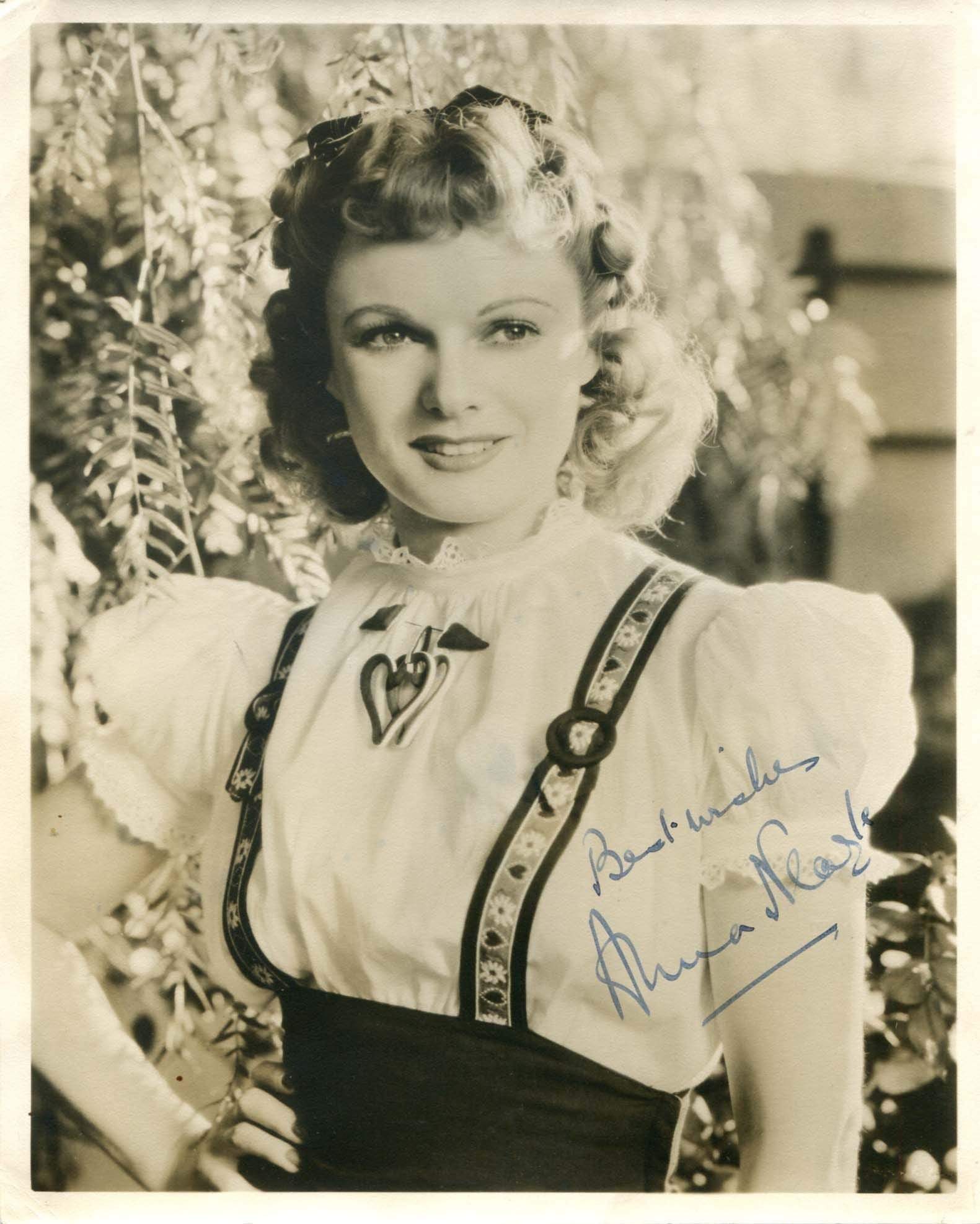Neagle, Anna autograph