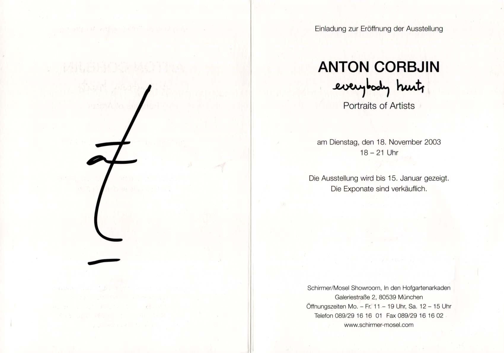 Anton  Corbijn Autograph Autogramm | ID 7799147364501