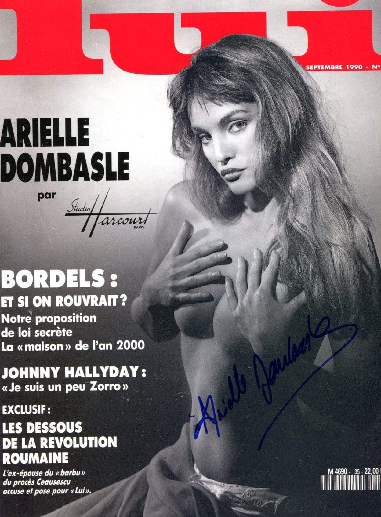 Dombasle, Arielle autograph