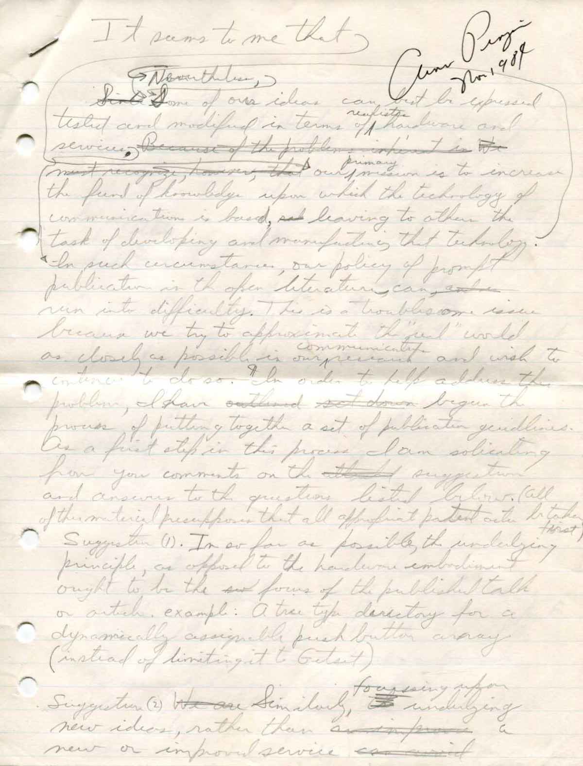 Arno Allan Penzias Autograph | signed quotations / manuscripts