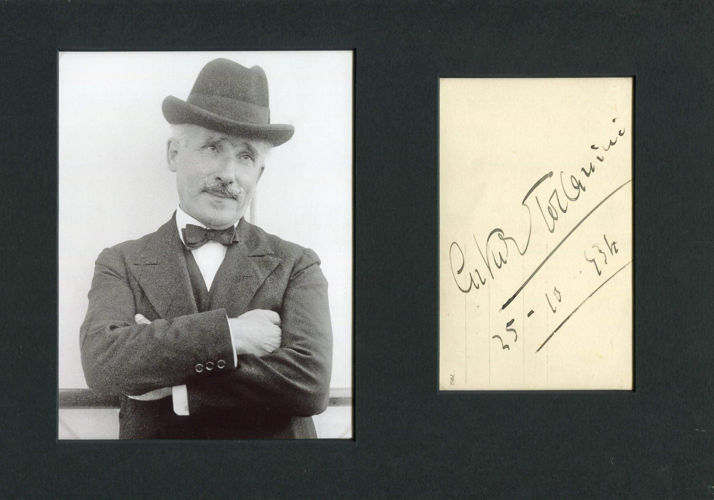 Toscanini, Arturo autograph