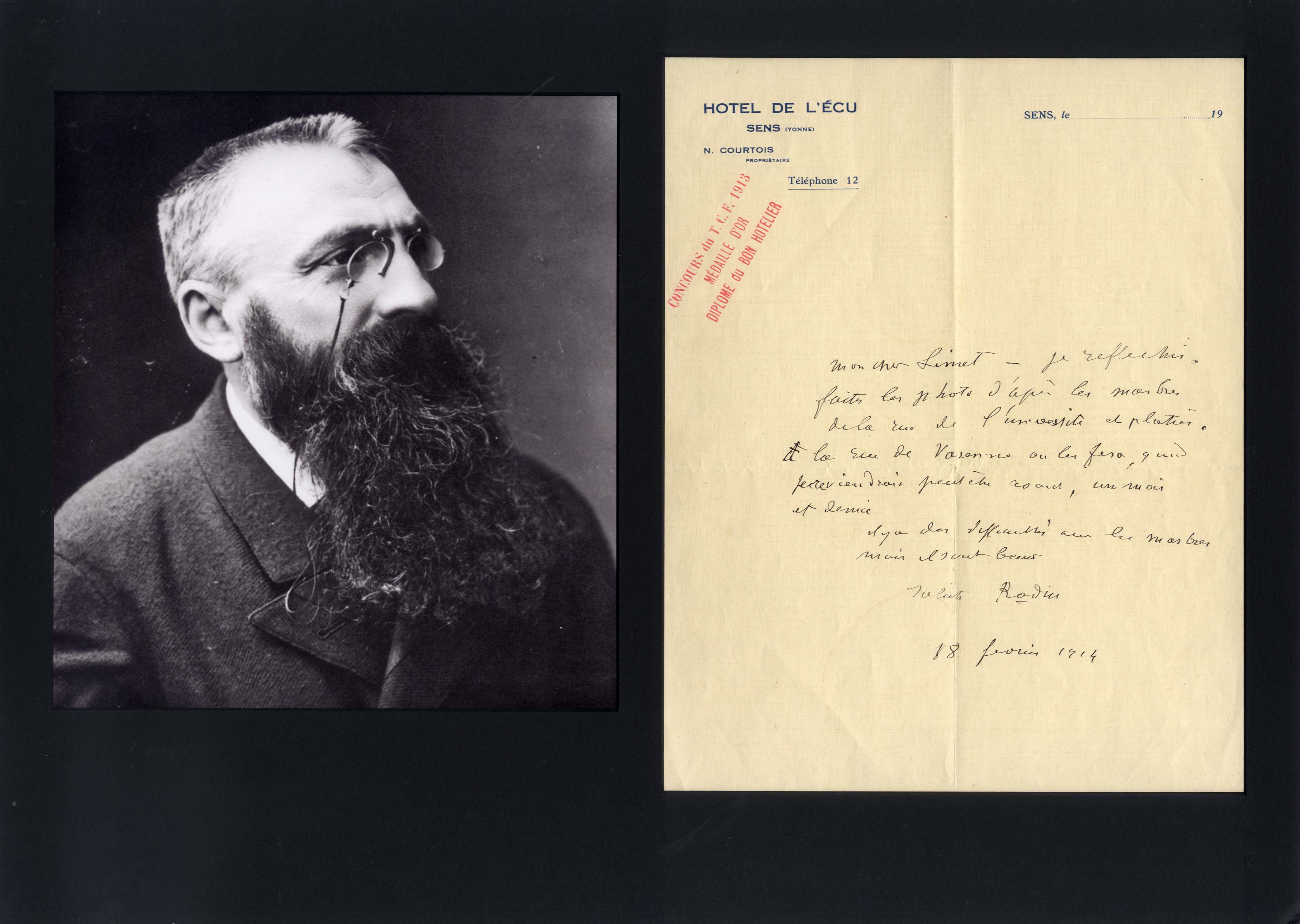 Auguste Rodin Autograph Autogramm | ID 6874009534613