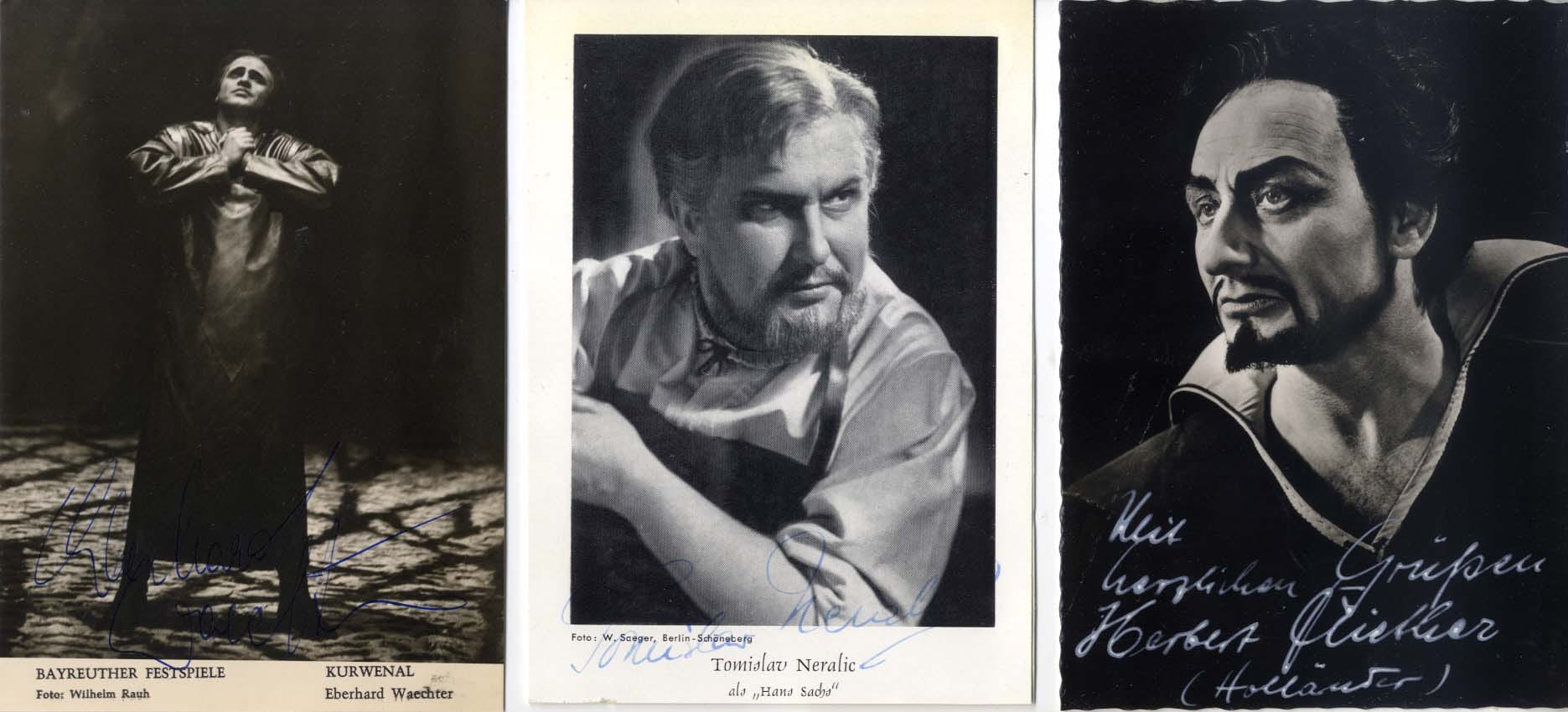 Baritones Collection (5) Autographs