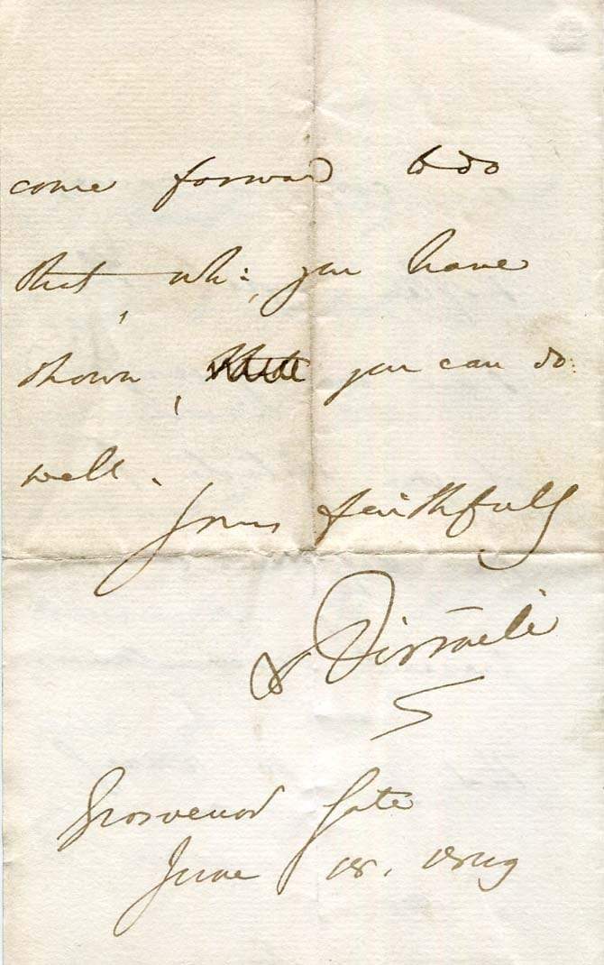 Benjamin Disraeli Autograph Autogramm | ID 7080975564949