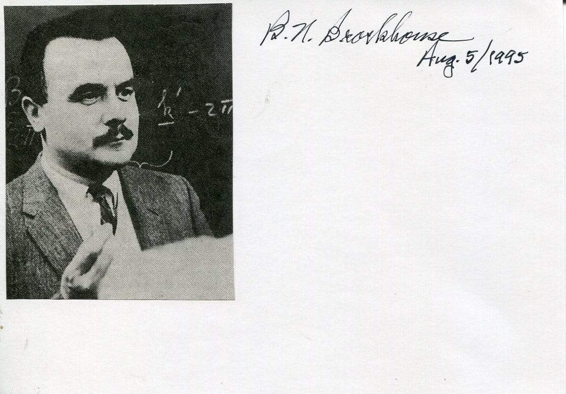 Brockhouse, Bertram autograph