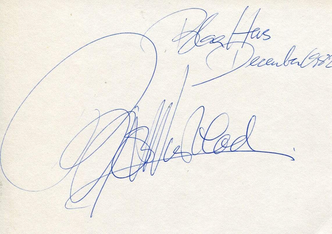 Wiinblad, Bjorn autograph
