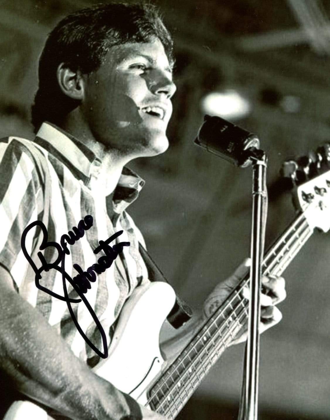 Johnston , Bruce autograph