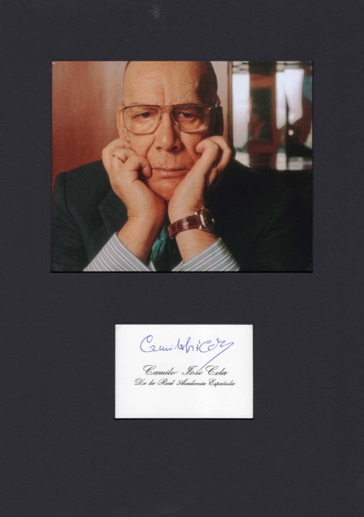 Camilo Jose Cela Autograph