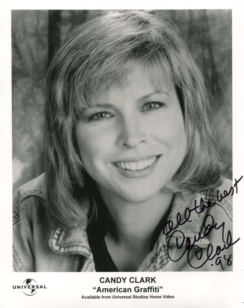 Candy Clark Autograph signed photographs