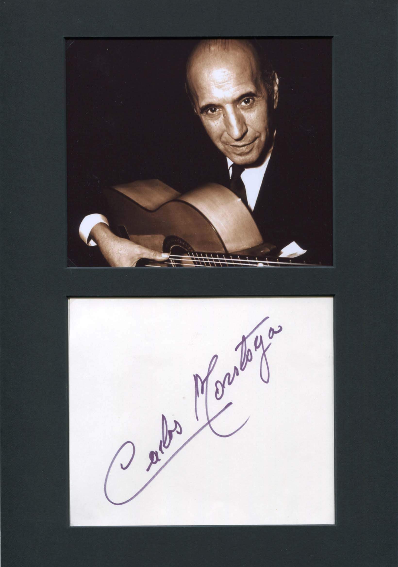 Montoya, Carlos autograph