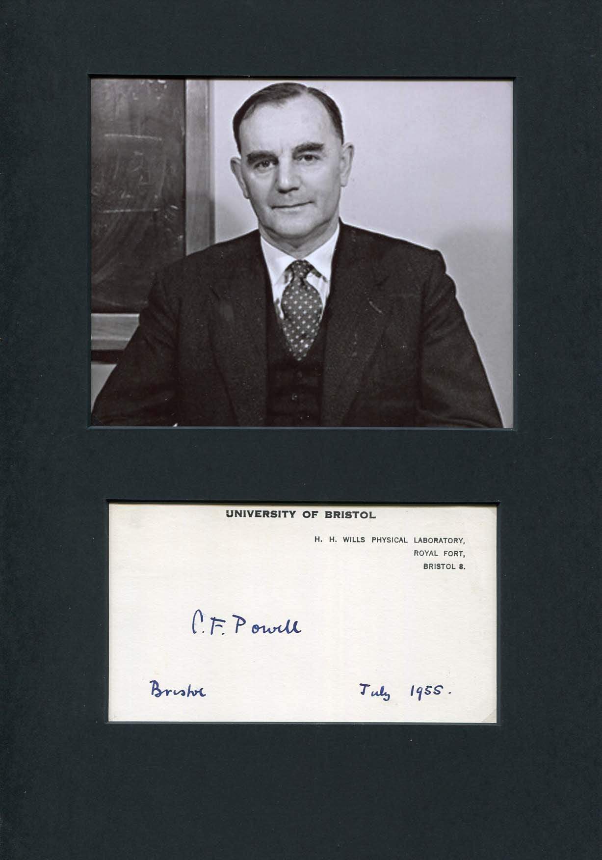 Cecil Frank Powell Autograph Autogramm | ID 6859676418197