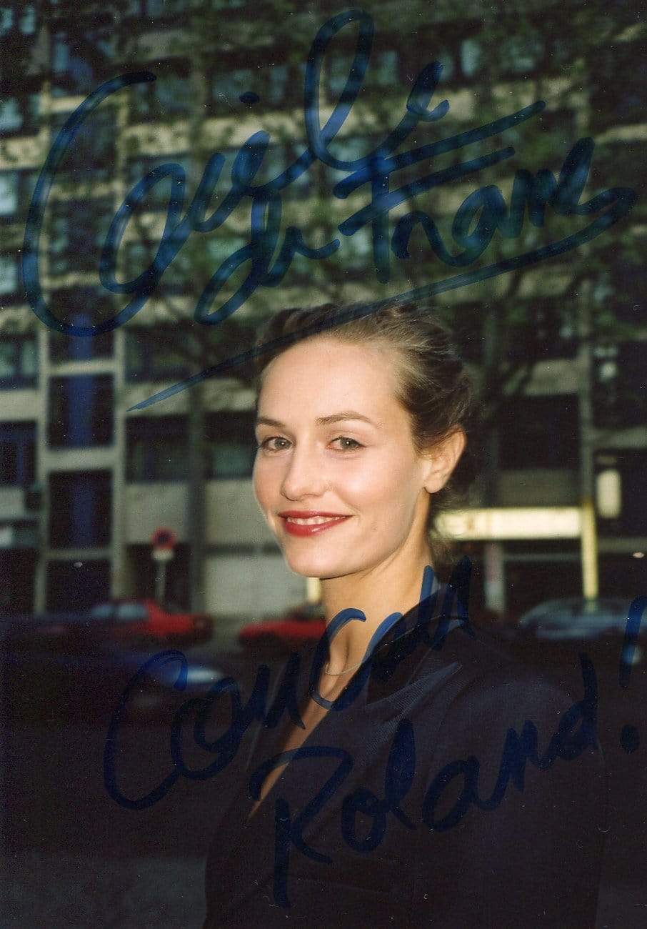 de France, Cécile autograph