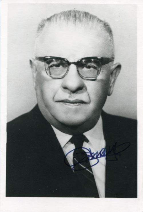 Sunay, Cevdet autograph