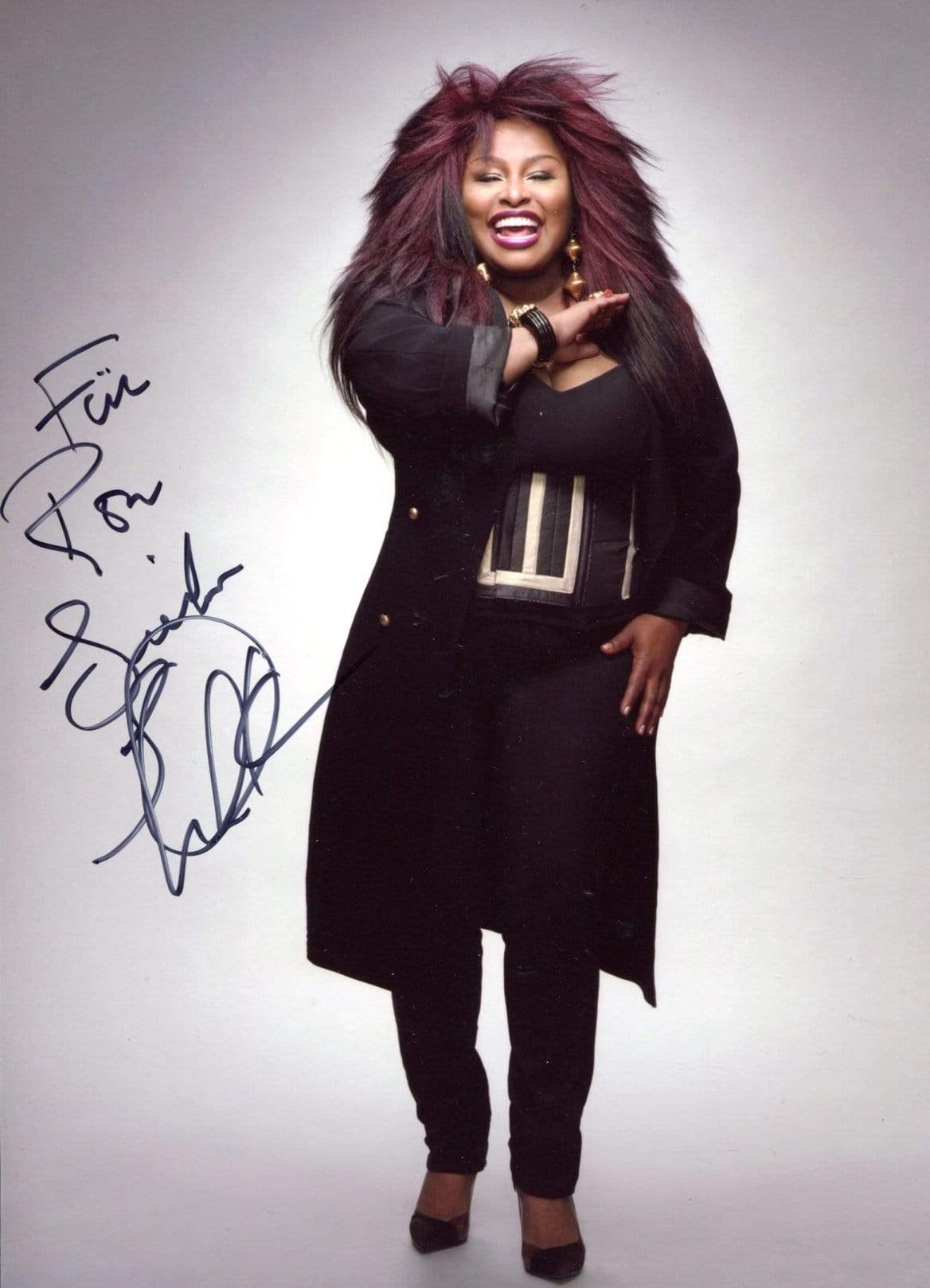 Chaka Khan autograph