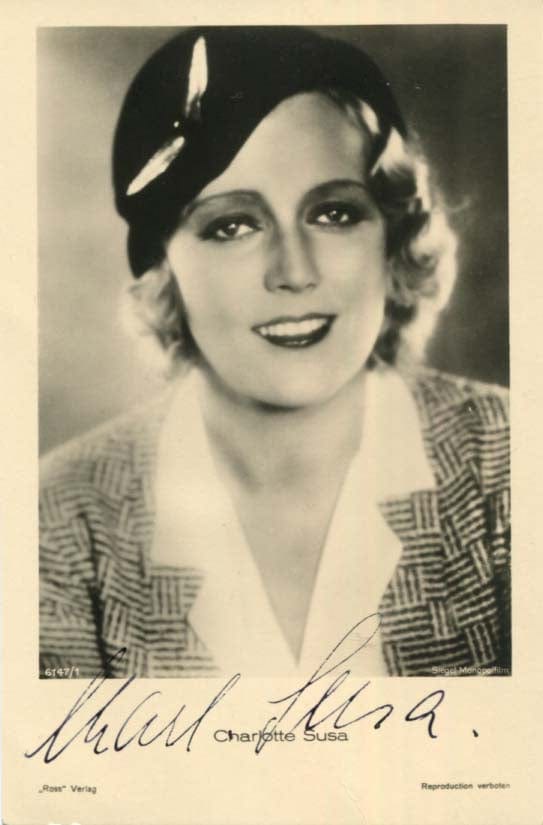 Charlotte Susa Autograph