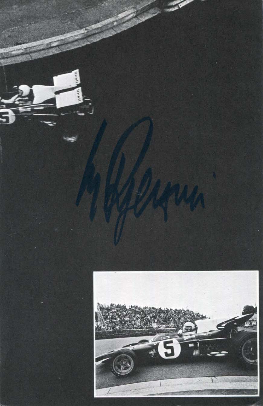 Clay Regazzoni Autograph