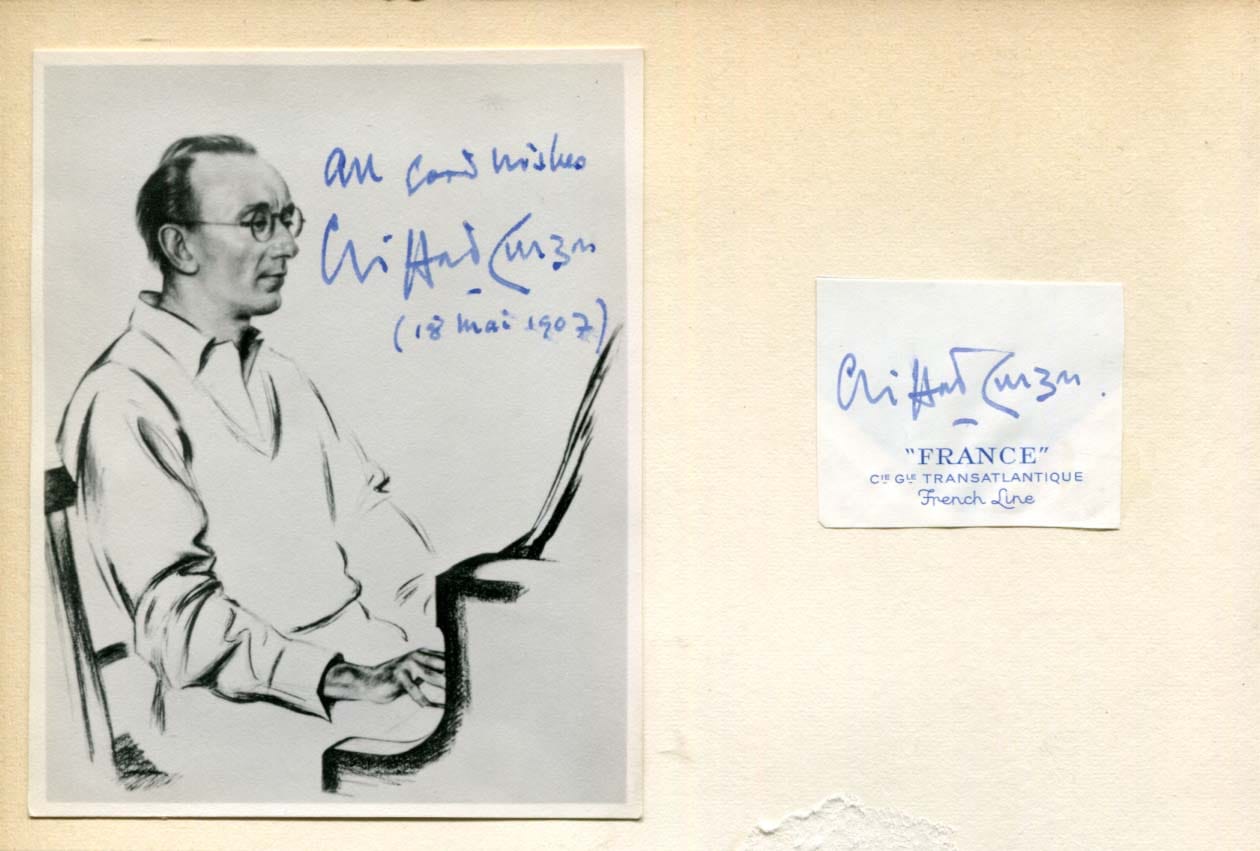 Clifford Curzon Autograph Autogramm | ID 7798728949909