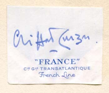 Clifford Curzon Autograph Autogramm | ID 7798728949909