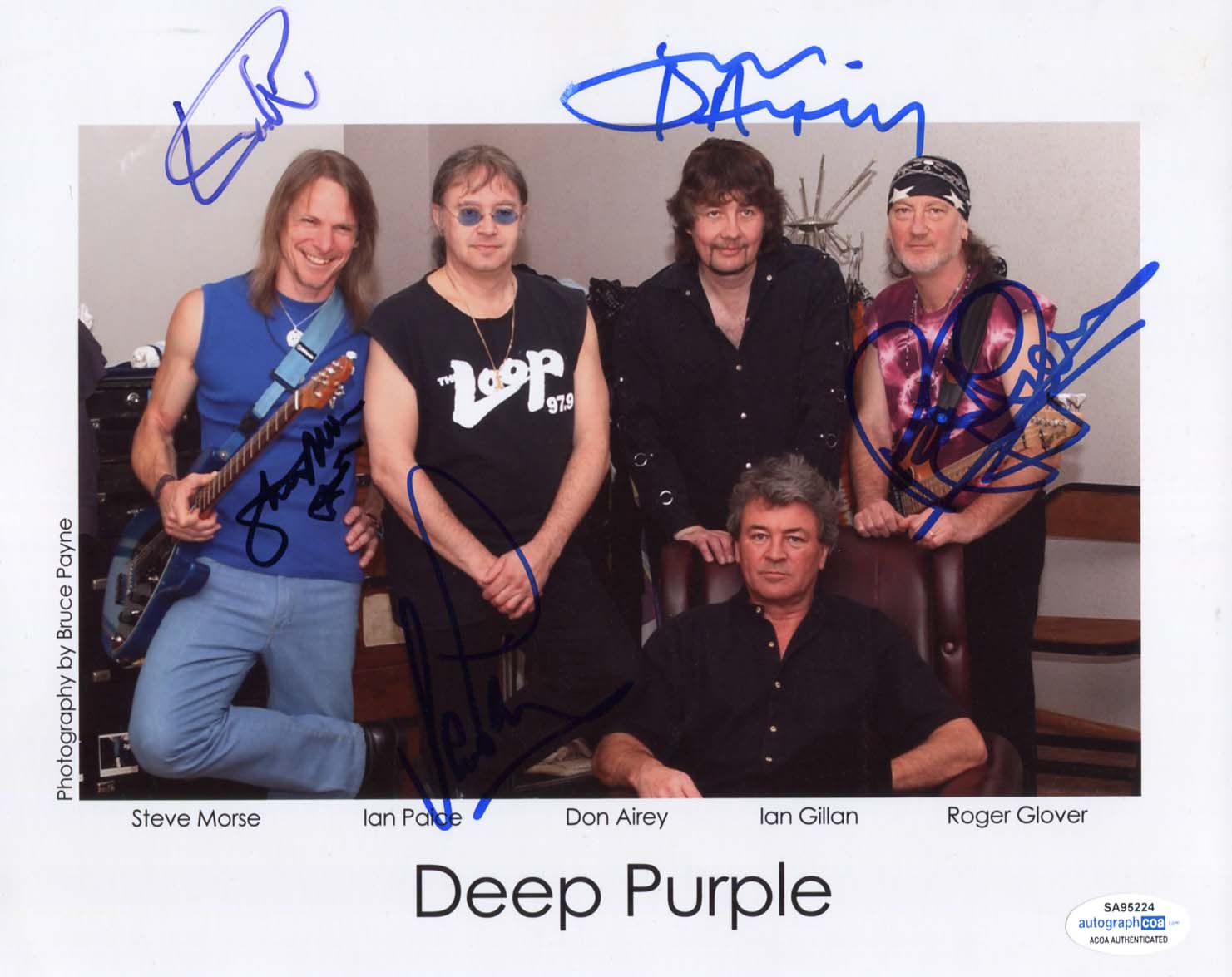  Deep Purple Autograph Autogramm | ID 7865375064213