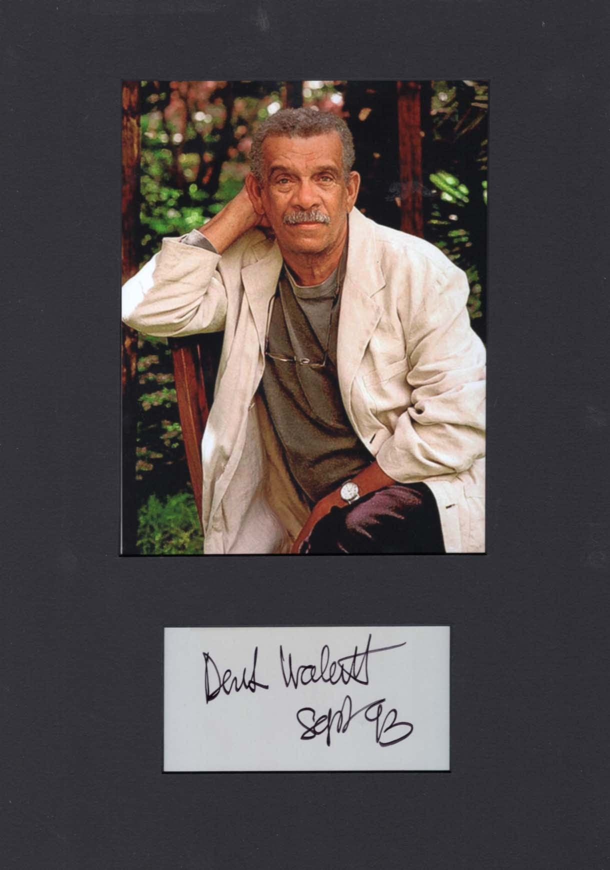 Derek Walcott Autograph