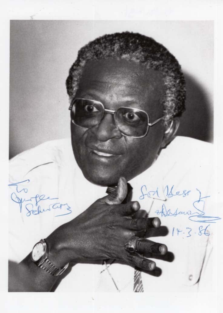 Desmond Tutu Autograph Autogramm | ID 7798504292501