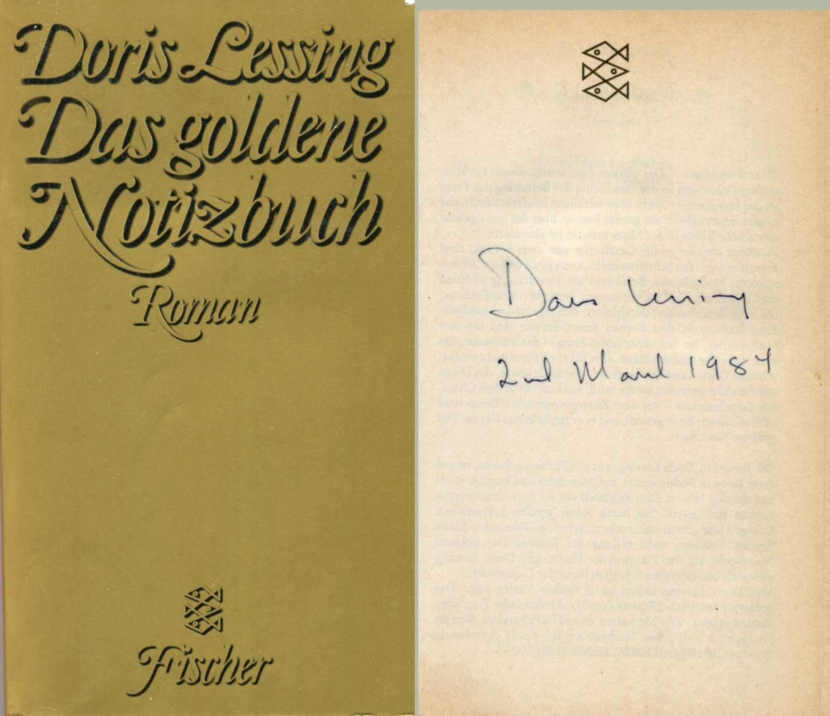 Lessing, Doris autograph