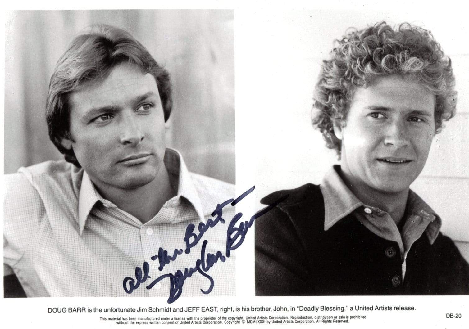 Barr, Douglas autograph