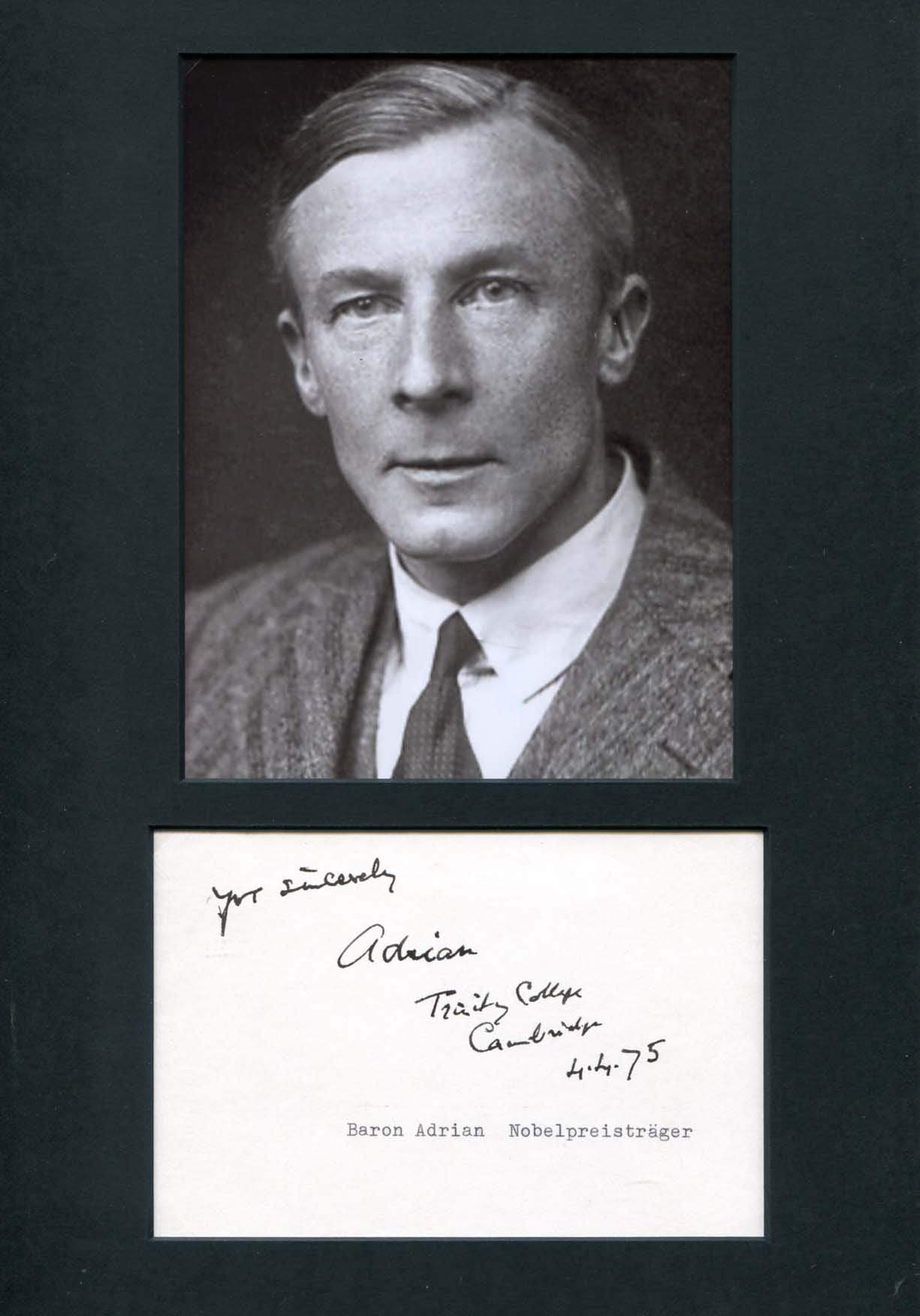 Adrian, Edgar Douglas autograph