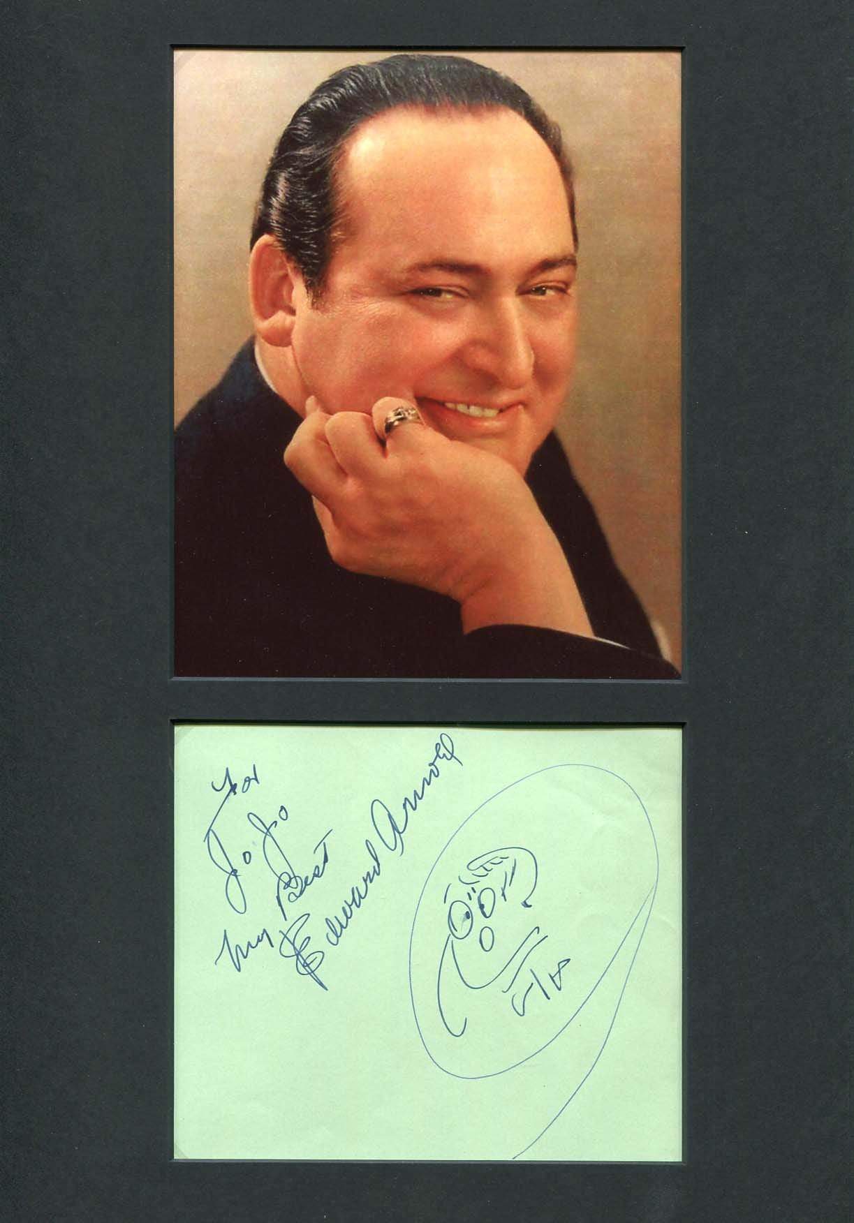 Edward Arnold Autograph Autogramm | ID 6867357532309