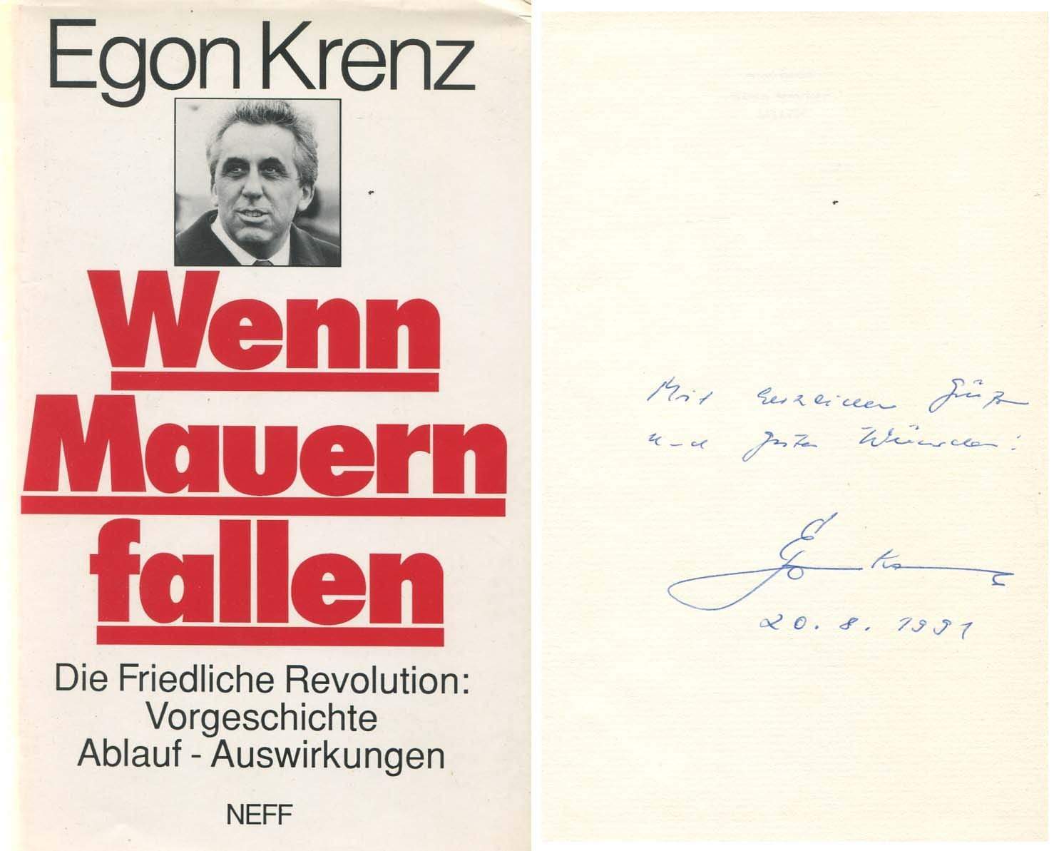 Egon Krenz Autograph Autogramm | ID 7116585926805