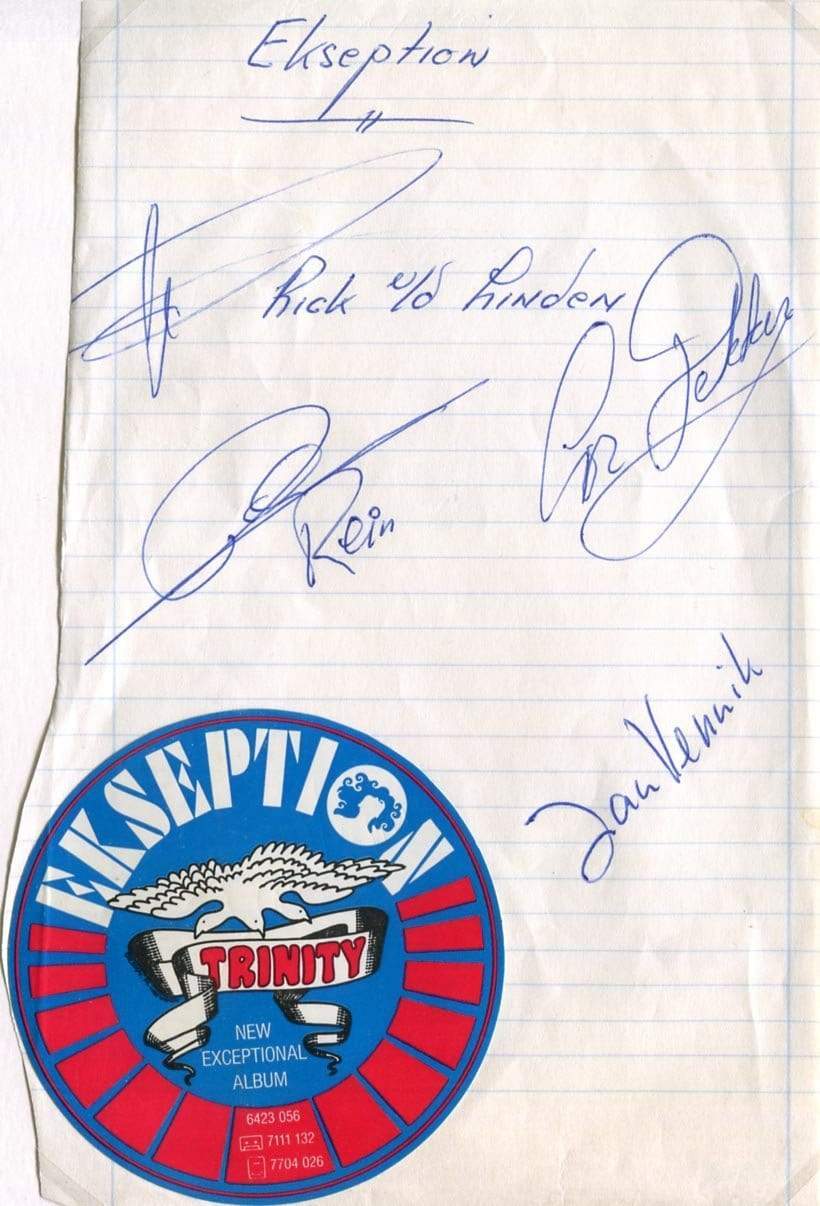 Ekseption autograph