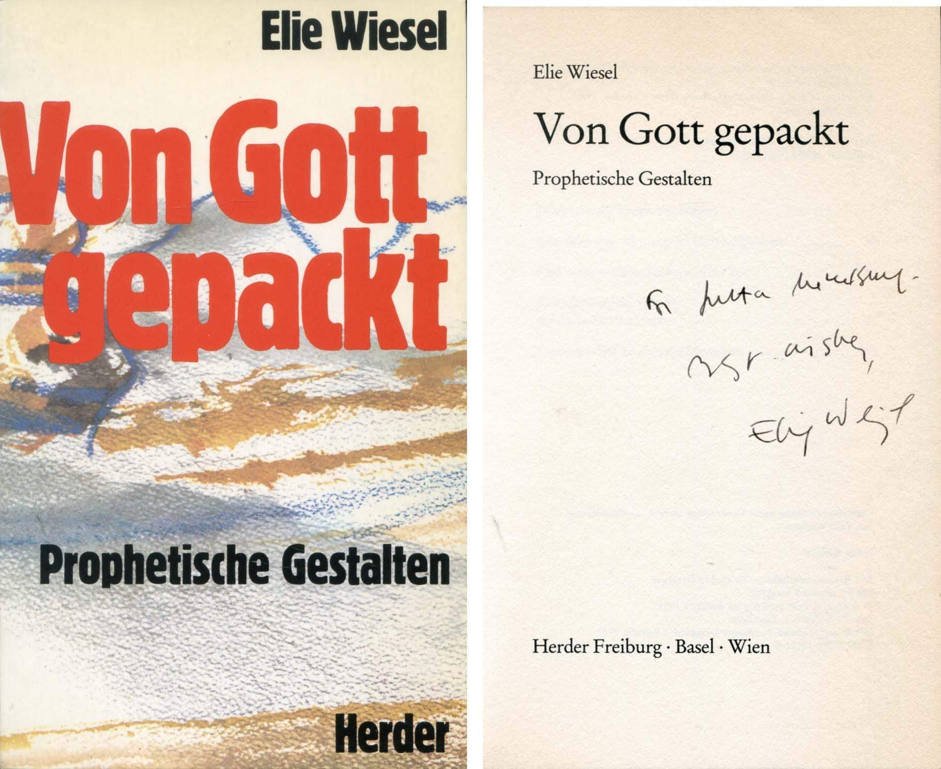 Wiesel, Elie autograph