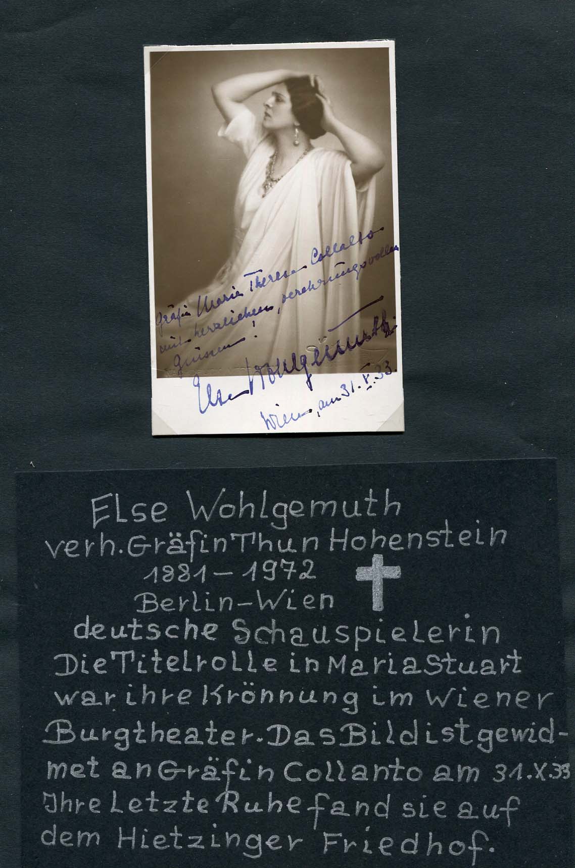 Else Wohlgemuth Autograph Autogramm | ID 7066358349973