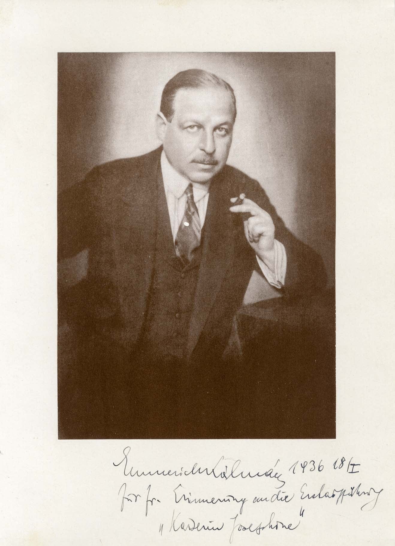 Emmerich Kalman Autograph